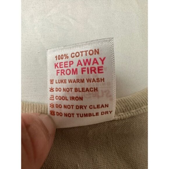 Hooligans Kids Dress 5-6 Years Beige Blue Africa Embroidered Cotton - Picture 5 of 7